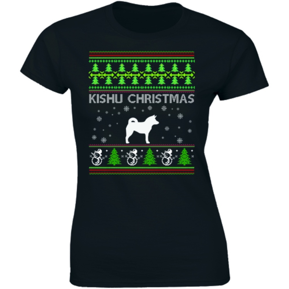 Kishu Christmas - Xmas Holiday Dog Lovers T-shirt